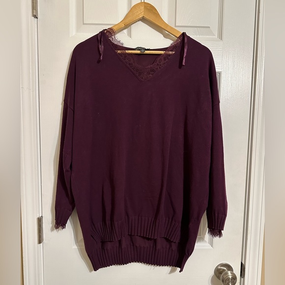 Long sleeve oversize sweater - Picture 1 of 4